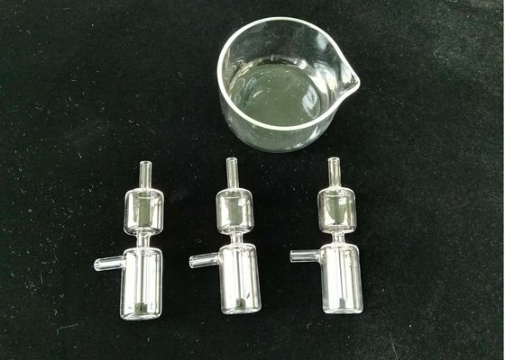 China Produtos de vidro de quartzo do uso do laboratório, garrafa personalizada pequena do reator de quartzo fornecedor