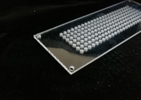 China Placa ótica clara da janela de vidro de quartzo com os furos JGS2 correntes fornecedor