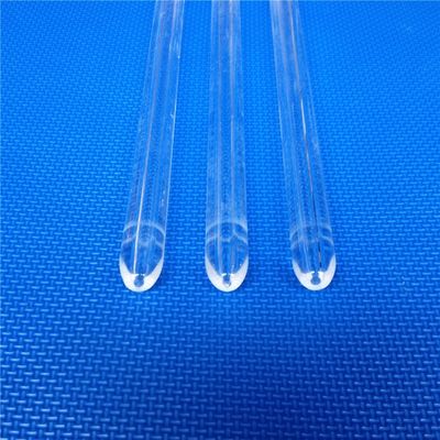 China 99,99% tipo resistente lustrado pureza da temperatura clara de Rod de quartzo fornecedor
