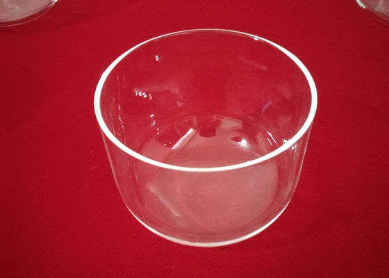 China O laboratório fornece o vidro de quartzo SiO2 fundido Labware dos produtos vidreiros 99,99%/com do cadinho/sem a flange fornecedor