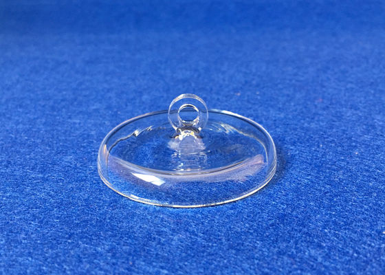 Cadinho do vidro de quartzo transparente com os vários volumes da tampa opcionais fornecedor