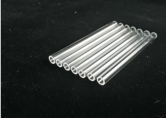 tubo de vidro lustrado fogo de silicone da extremidade do tubo de vidro de quartzo fundido de 6mm OD fornecedor