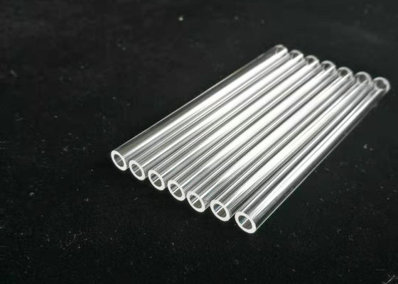 tubo de vidro lustrado fogo de silicone da extremidade do tubo de vidro de quartzo fundido de 6mm OD fornecedor