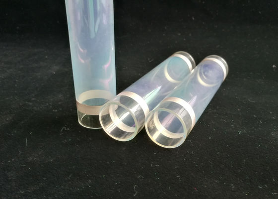 Tubo personalizado do calefator do tubo de vidro 16mm de quartzo diâmetro externo revestido fornecedor