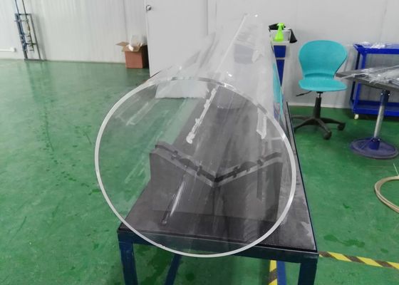 Tubo de fornalha solar do vidro de quartzo da indústria com diâmetro externo de 330mm fornecedor