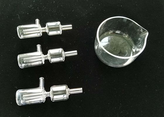 Produtos de vidro de quartzo do uso do laboratório, garrafa personalizada pequena do reator de quartzo fornecedor