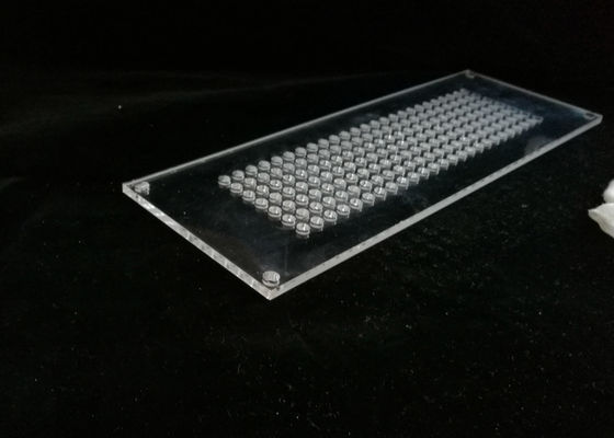 Placa ótica clara da janela de vidro de quartzo com os furos JGS2 correntes fornecedor