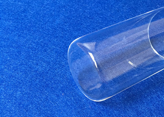 Tipo material da parte inferior lisa da pureza alta SiO2 do tubo de ensaio OD60mm de quartzo feito fornecedor