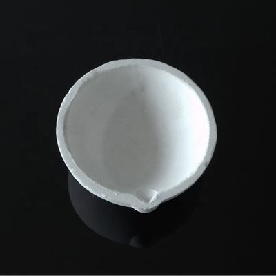 Cadinho cerâmico de quartzo fundido de resistência térmica personalizado para o laboratório fornecedor