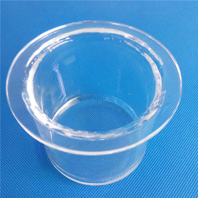 Flange personalizada de quartzo da pureza alta para o tubo de vidro de silicone fornecedor