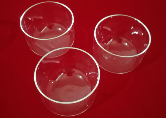 O laboratório fornece o vidro de quartzo SiO2 fundido Labware dos produtos vidreiros 99,99%/com do cadinho/sem a flange fornecedor