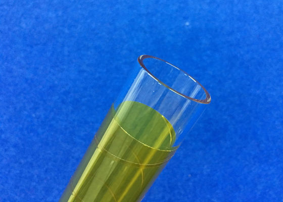 PECVD fundiu o OD o tubo de vidro de quartzo de 30 milímetros coberto com a fibra amarela de 3M usada na indústria de Photocoltaic revestida fornecedor