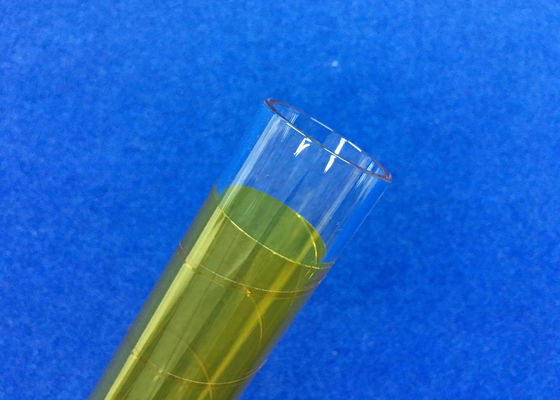PECVD fundiu o OD o tubo de vidro de quartzo de 30 milímetros coberto com a fibra amarela de 3M usada na indústria de Photocoltaic revestida fornecedor